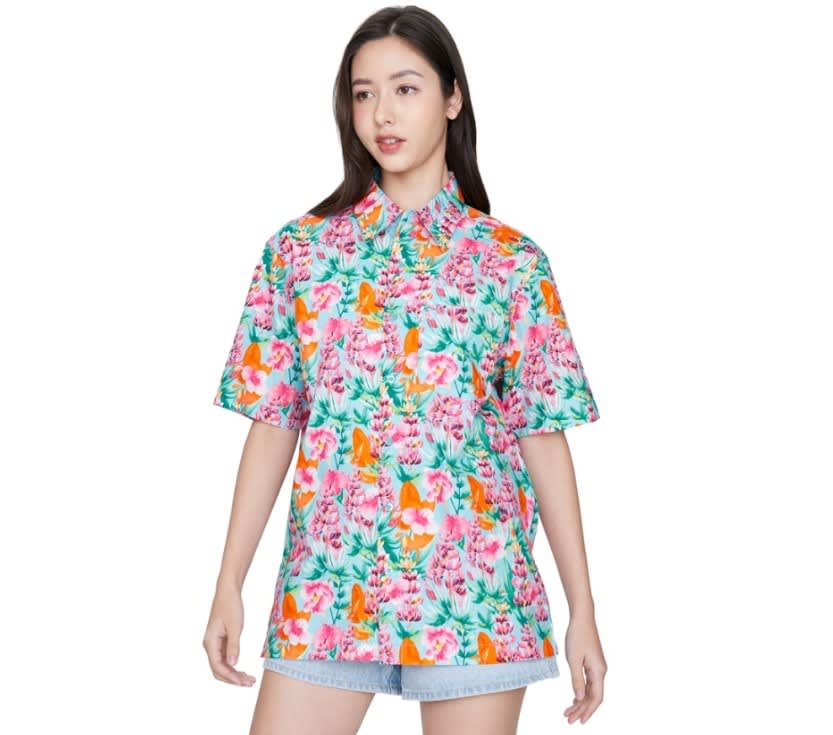 เสื้อเชิ้ตสงกรานต์ ลายดอก (Songkran Flower Shirt)