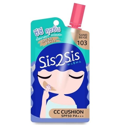 คุชชั่น เซเว่น Sis2sis CC Cushion SPF 50 PA+++