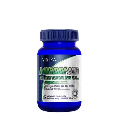 VISTRASPORTS L-ARGININE PLUS L-ORNITHINE 1000 MG. (60 เม็ด)