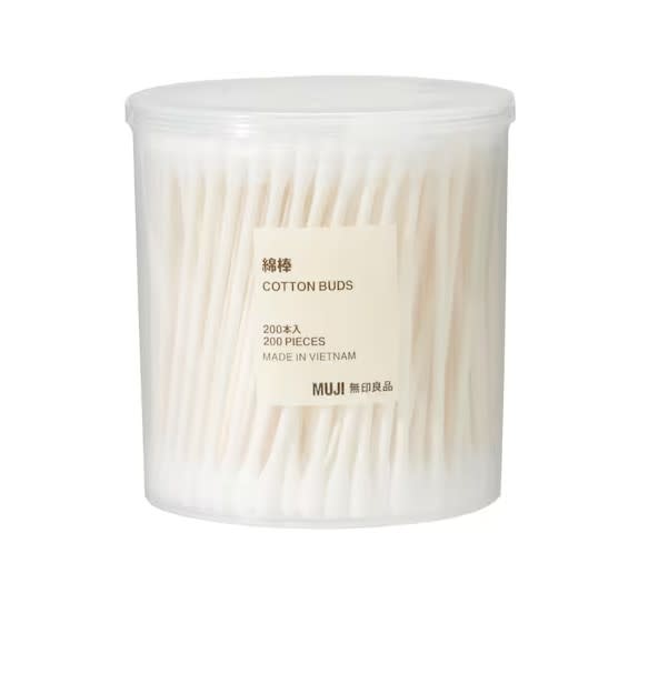 คอตตอนบัต MUJI Thin Cotton Buds