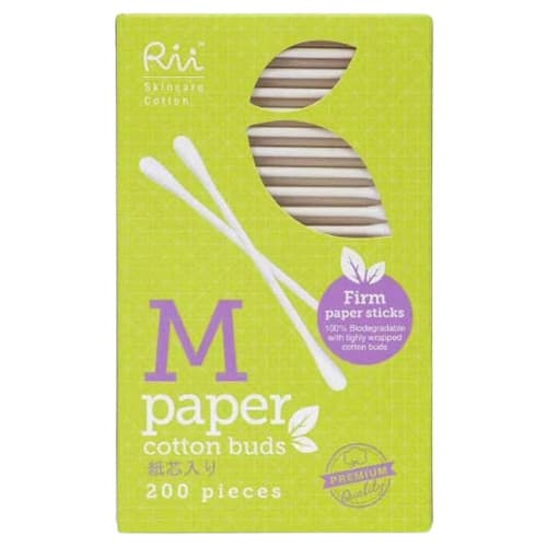 คอตตอนบัต Rii M Paper Cotton Buds