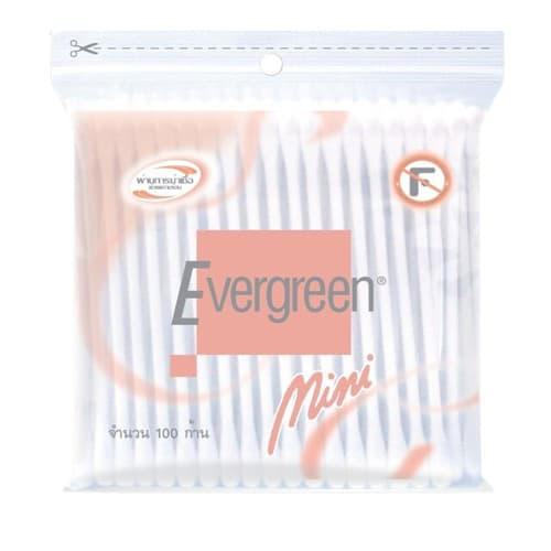 คอตตอนบัต สำลีก้าน Evergreen