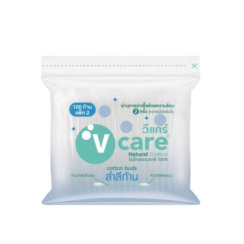 คอตตอนบัต V-CARE Cotton Buds