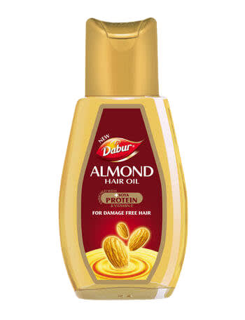 น้ำมันหมักผม Dabur Almond hair oil