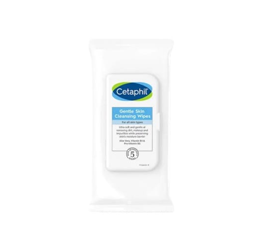 แผ่นเช็ดเครื่องสําอาง Cetaphil Cleansing Cloths