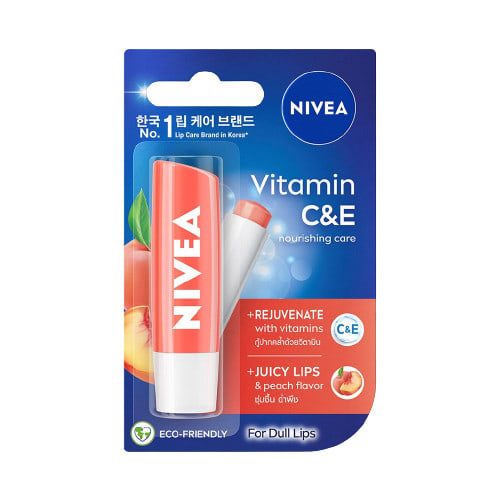 ลิปมันเปลี่ยนสี Nivea Lip Peachy C & E