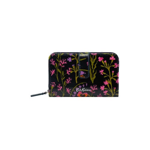 Cath Kidston - Small Painted Pansies Folded Zip Wallet