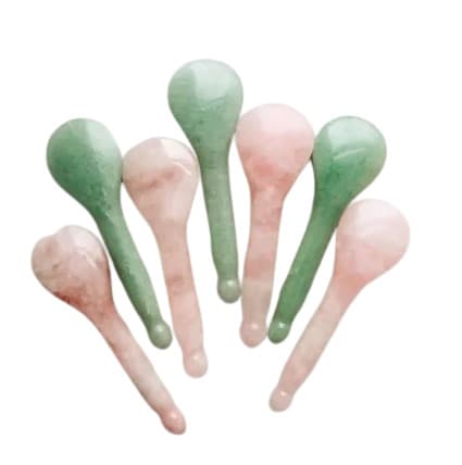 หินกัวซา MOUNT LAI The Jade Acupressure Gua Sha Spoon