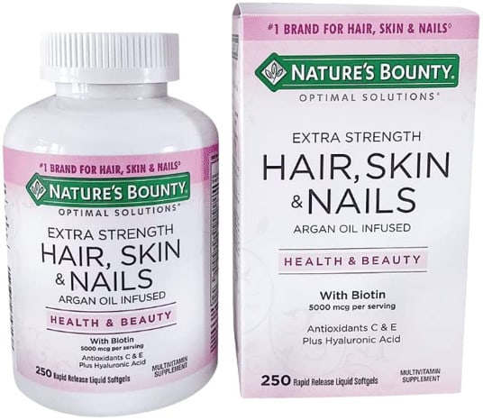 Nature's Bounty Hair Skin Nails 5000 mcg