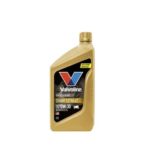 น้ำมันเครื่องมอเตอร์ไซค์ วาโวลีน แชมป์ เอ็กซ์ตร้า 4ที (Valvoline - Champ Extra 4T)