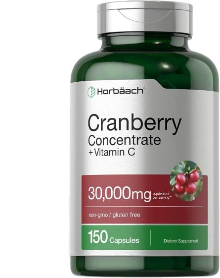 แครนเบอร์รี่สกัดแคปซูล Horbaach Cranberry 30000 mg.