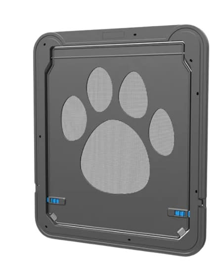 ประตูแมว - Pet Screen Door Window with Magnetic Automatic Lock for Dog Cat