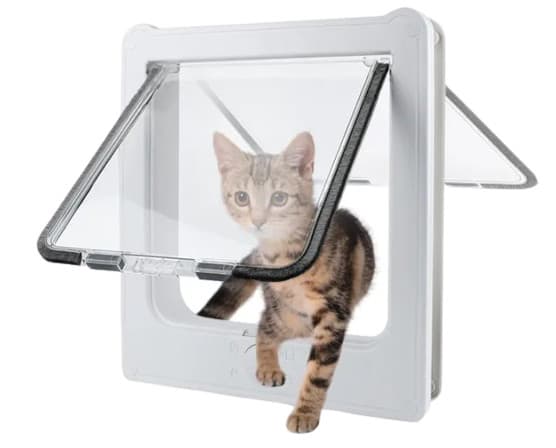 ประตูแมว - HamshMoc Flap Pet Door Extra Large Durable with Security Locking