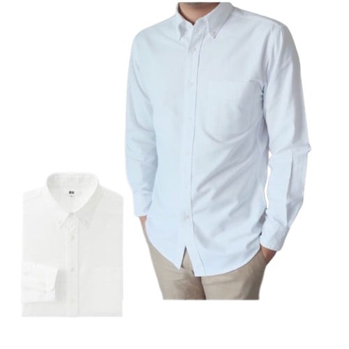 เสื้อเชิ้ตผู้ชาย Uniqlo รุ่น Oxford Shirt