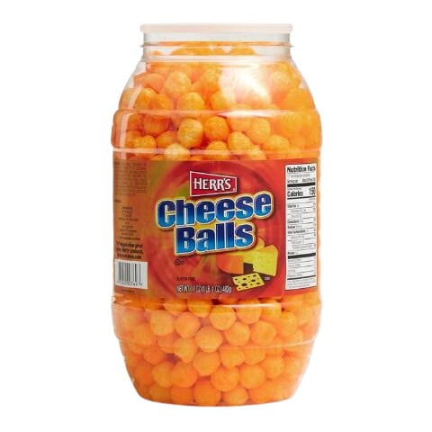 ขนมชีสบอลอบกรอบ HERR’S Cheese Balls