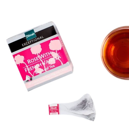 ชากุหลาบ Dilmah Rose with French Vanilla Real Leaf Tea