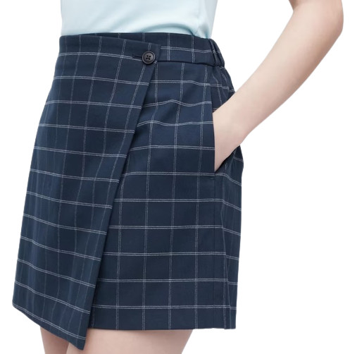 กางเกงกระโปรง Smart ลาย Windowpane - Uniqlo