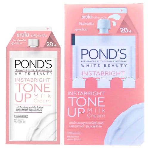 โทนอัพพอน - Pond’s White Beauty Instarbright Tone Up Milk Cream