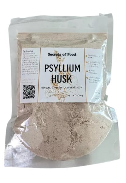 ซีเคร็ทออฟฟู้ด ไซเลี่ยมฮัสค์ Secrets of Food Psyllium Husk