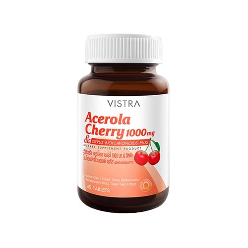 Vistra Acerola Cherry & Citrus Bioflavonoids Plus