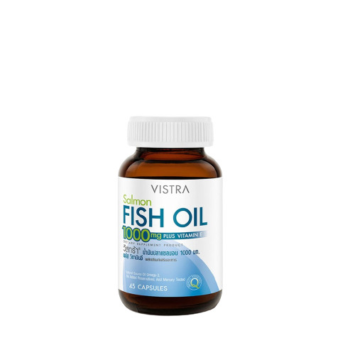 Vistra Fish Oil Salmon 1000 mg Plus Vitamin E