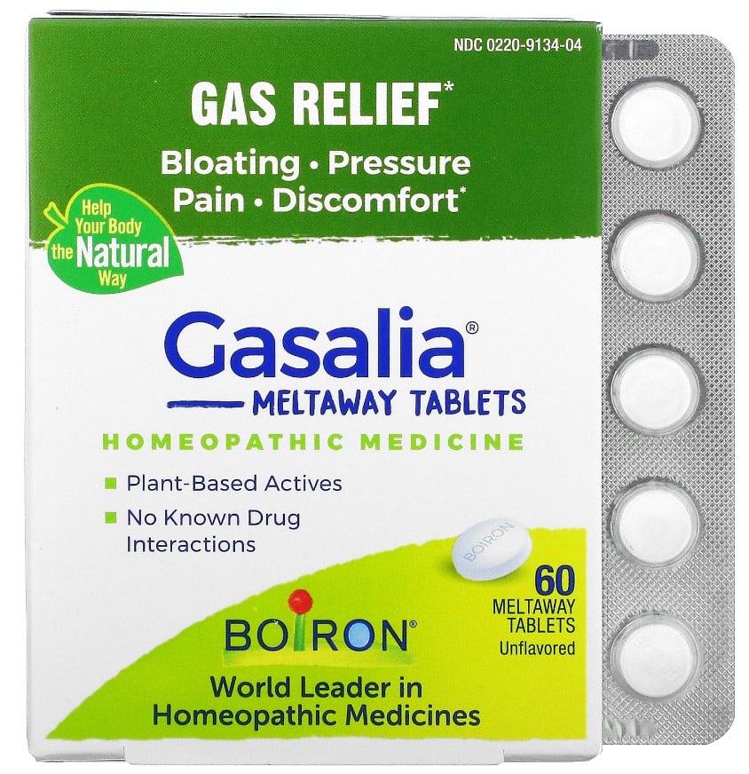 ยาแก้ท้องอืด Boiron Gasalia Gas Relief