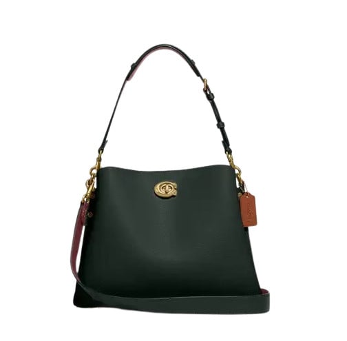 Coach รุ่น Willow Shoulder Black in Colorblock