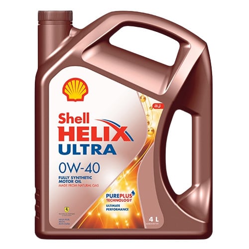 น้ำมันเครื่องรถยนต์เบนซิน Shell - Helix Ultra