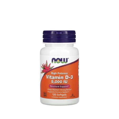 อาหารเสริม Now Foods Vitamin D3 5,000 IU