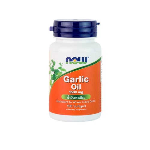 อาหารเสริม Now Foods Garlic Oil 1500 mg