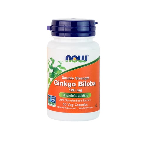 อาหารเสริม Now Foods Supplements Ginkgo Biloba 120 mg