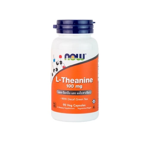 อาหารเสริม แอลธีอะนีน Now Foods L-Theanine 100 mg