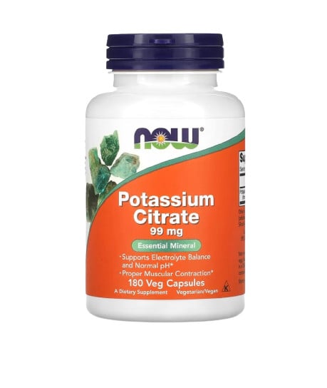 อาหารเสริม โพแทสเซียม Now Foods Potassium Citrate 99 mg