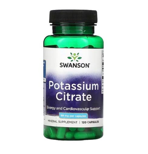 อาหารเสริม โพแทสเซียม Potassium Citrate 99 mg