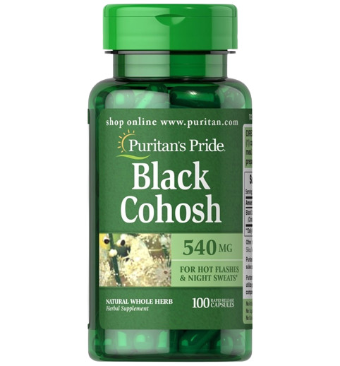 อาหารเสริมผู้หญิง Puritan’s Pride Black Cohosh 540 mg