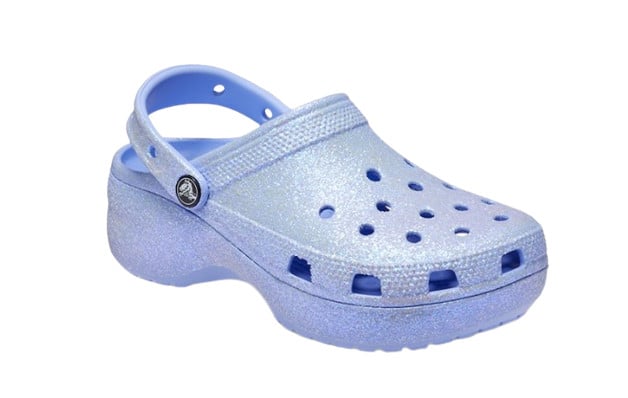 CROCS Classic Platform Glitter Clog