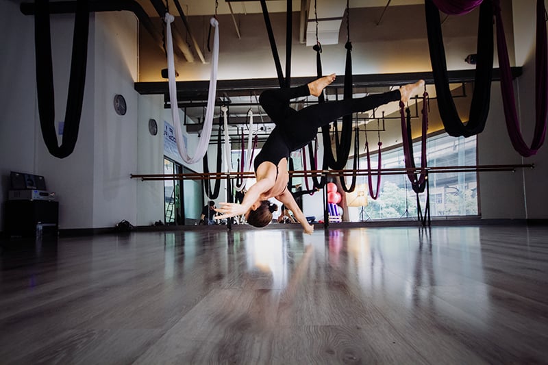 โยคะฟลาย ที่ไหนดี : Pilates Station Bangkok