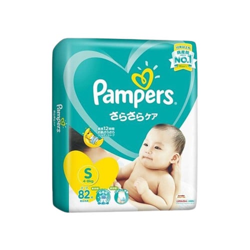 Pampers Baby Dry Tape Size S 82pcs ผ้าอ้อมเด็กแบบเทปไซส์ S จากแพมเพิร์ส  377