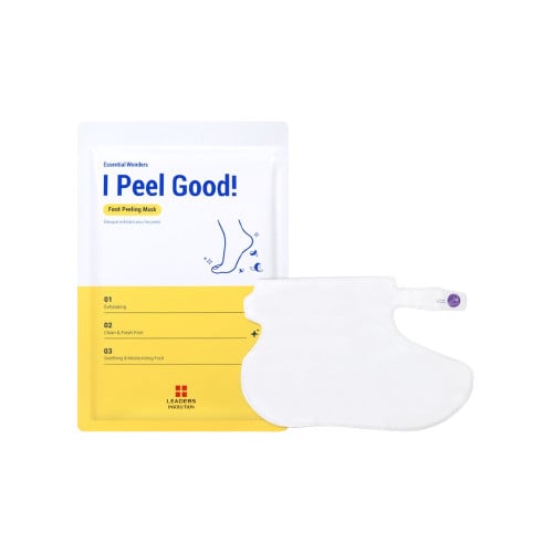 แผ่นมาส์กเท้า : Leaders I Peel Good Foot Peeling Mask