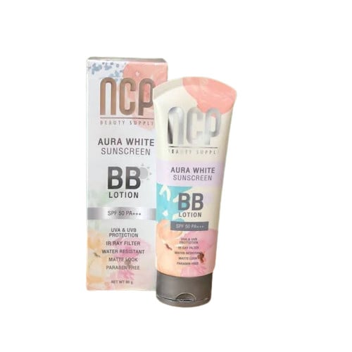 NCP Aura White Sunscreen BB Lotion SPF50 PA+++