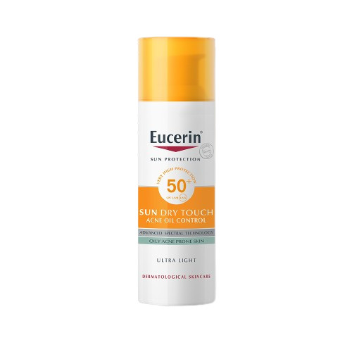 ครีมกันแดดผู้ชาย : Eucerin SUN DRY TOUCH ACNE OIL CONTROL SPF50+ PA++++