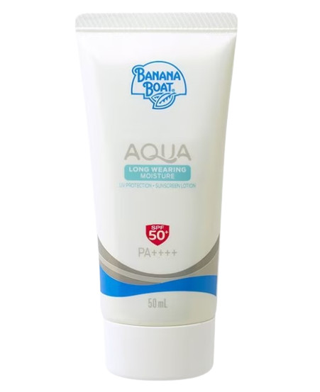 ครีมกันแดดผู้ชาย : Banana Boat Aqua Long Wearing Moisture UV Protection Sunscreen Lotion SPF50+ PA++++