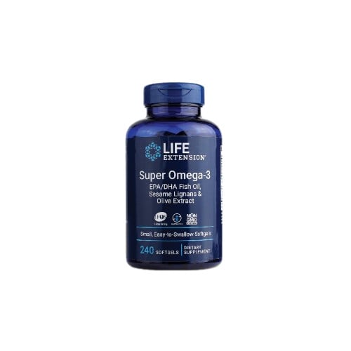 อาหารเสริม Life Extension Omega-3 EPA/DHA Fish Oil, Sesame & Olive Extract