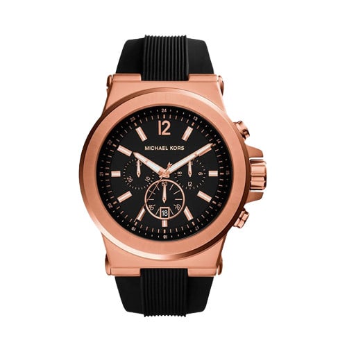 MICHAEL KORS รุ่น MK8184 Dylan Chronograph Black Dial - Rose Gold