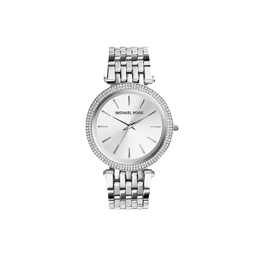 MICHAEL KORS รุ่น MK3190 Darci Silver Dial Pave Bezel - Silver