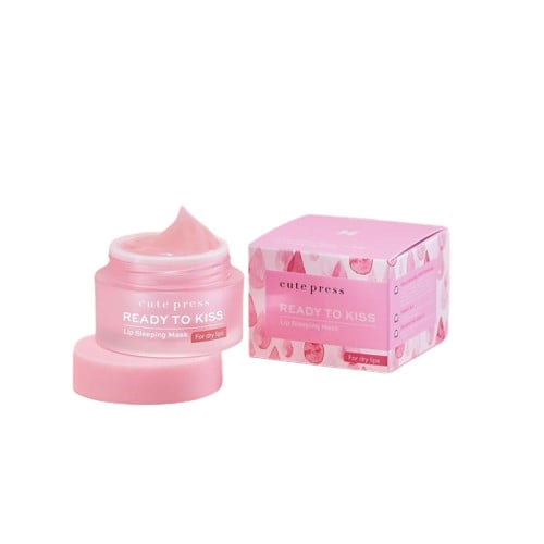 ลิปมาส์ก - CUTE PRESS มาสก์บำรุงริมฝีปาก READY TO KISS LIP SLEEPING MASK