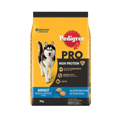 อาหารสุนัขพันธุ์ใหญ่ เพดดิกรี โปร (Pedigree Pro) Adult Medium & Large Breed