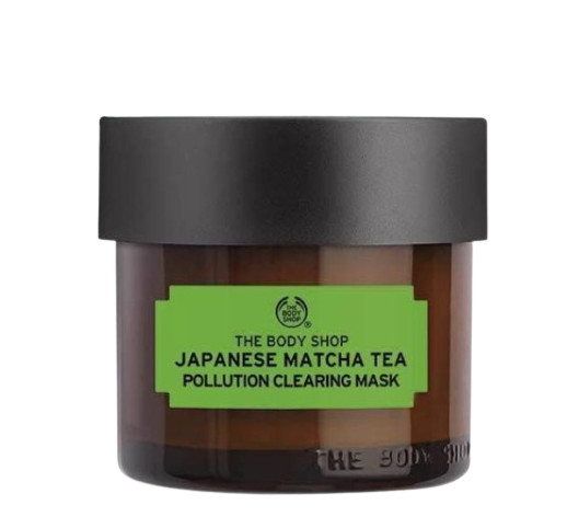 THE BODY SHOP JAPANESE MATCHA TEA POLLUTION CLEARING MASK (เดอะบอดี้ ช็อป เจแปนนีสมัทฉะ ที พอลลูชั่น เคลียริ่ง มาสก์)