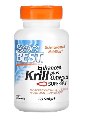 Doctor's Best Enhanced Krill Plus Omega 3s with Superba 2