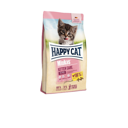 อาหารลูกแมว - HAPPY CAT Minkas Kitten Care อาหารลูกแมวอายุ 2-6 เดือน (1.5 KG)